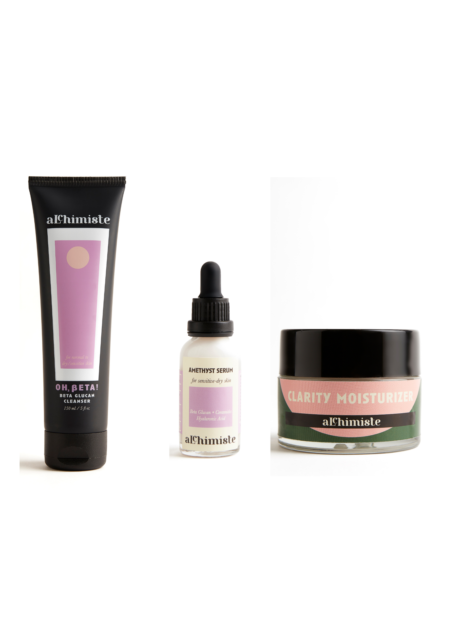 Hassas, Kızaran Karma, Kuru, Normal Ciltler İçin 3`lü Onarıcı Bakım SetiJel, Serum, Nemlendirici