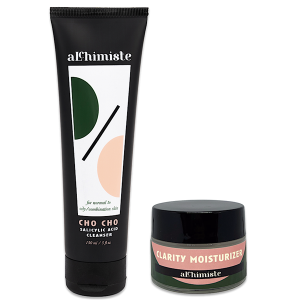 Yağlı Ciltler Için Nemlendirici, Arındırıcı, Akne Karşıtı, Gözenek Sıkılaştırıcı Temel Bakım İkilisi