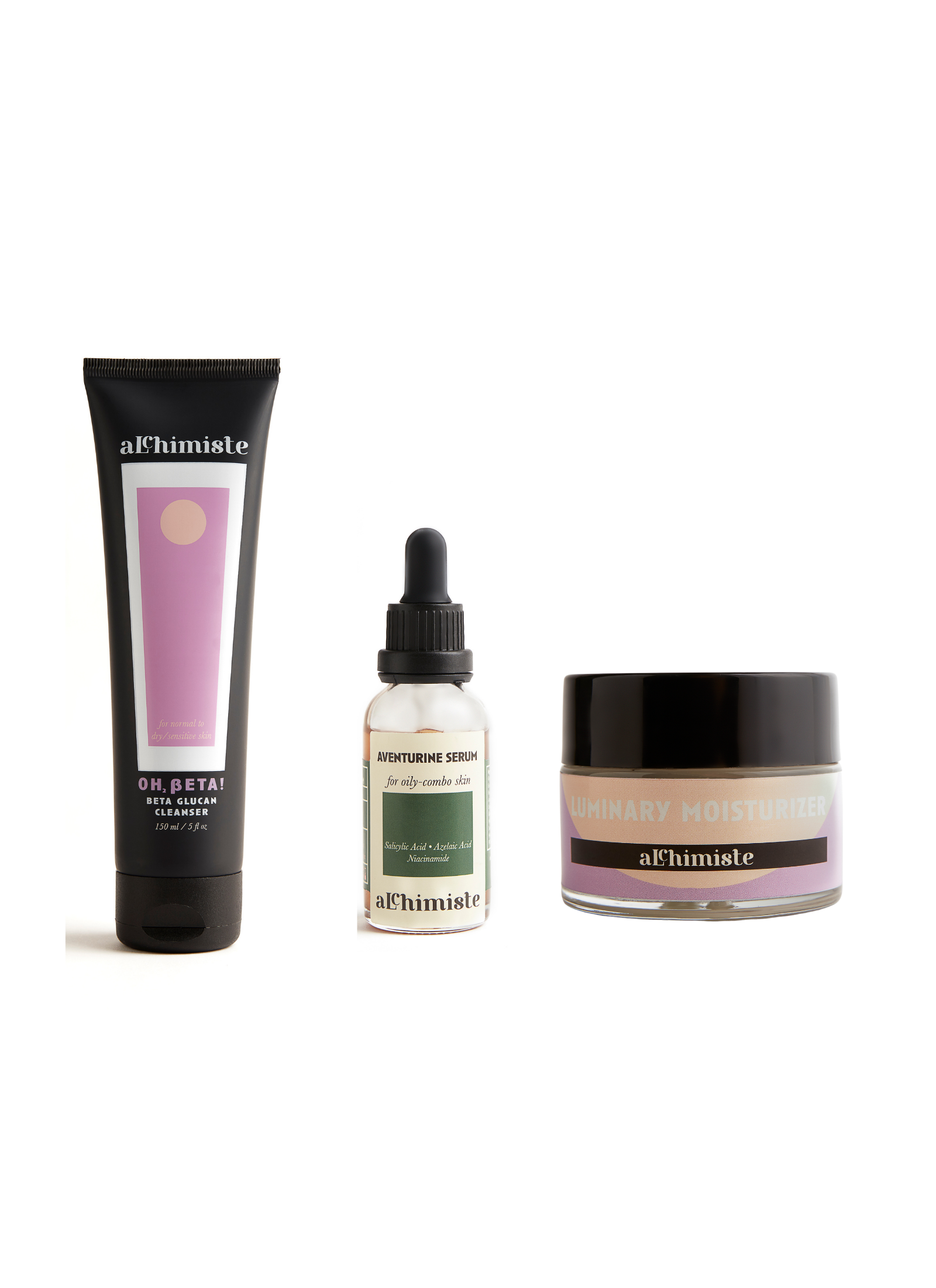 Tüm Ciltler Için Onarıcı, Nemlendirici, Akne Karşıtı 3`lü BakımSetiYıkama Jeli, Serum, Nemlendirici